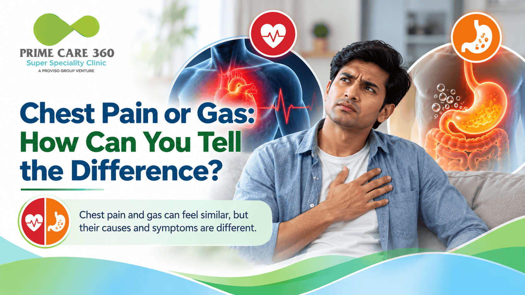 Chest Pain or Gas: How Can You Tell the Difference?